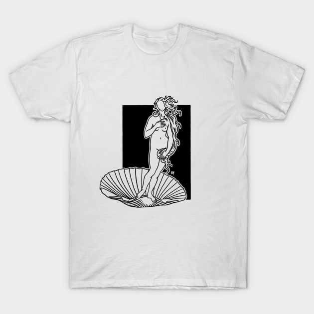 The Birth of Venus T-Shirt by Museum of Mysteries